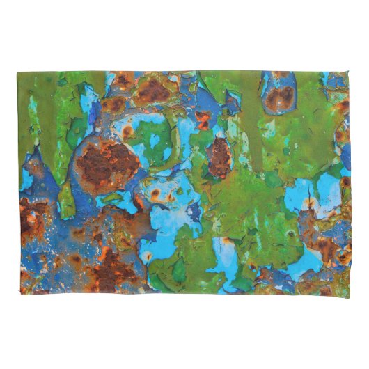 金素朴属剥離絵を描ヴィンテージ、枕カバー 枕カバー (正面)