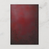 金素朴属花結婚詳細カード エンクロージャーカード (裏面)