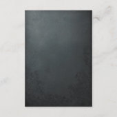 金素朴属花結婚詳細カード エンクロージャーカード (裏面)