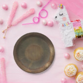 金素朴属調紙プレート ペーパープレート (パーティー)