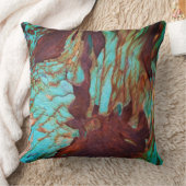 金素朴属錆絵を描効。工業芸術 クッション (ブランケット)