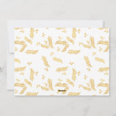 金素朴箔ブランチのクリスマスフォト シーズンカード (裏面)