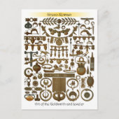 金細工師と宝石商の芸術(グレコ・ローマ) ポストカード (正面)