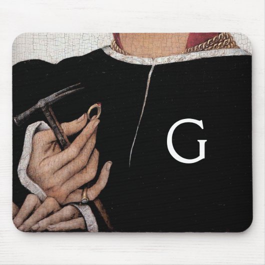 金細工師、金大切細工師、金ゴールドジュエリー芸術 マウスパッド (正面)