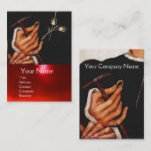 金細工師、金大切細工師、金ゴールドジュエリー芸術 名刺 (正面/裏面)