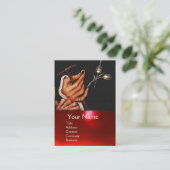 金細工師、金大切細工師、金ゴールドジュエリー芸術 名刺 (スタンド正面)