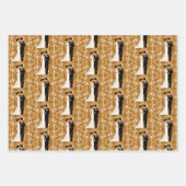 金結婚の夫婦 ラッピングペーパーシート (正面2)