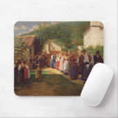 金結婚式(キャンバスの油) マウスパッド (マウス)