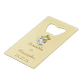 金結婚式 クレジットカード栓抜き (裏面アングル)