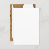 金結婚記念日RSVPカードせん断 出欠カード (正面/裏面)