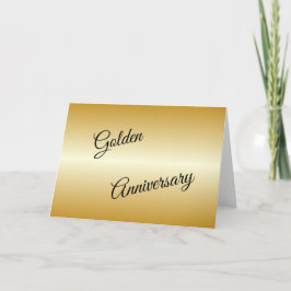 金結婚金記念日カード カード