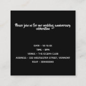 金結婚金記念日50日 エンクロージャーカード (裏面)