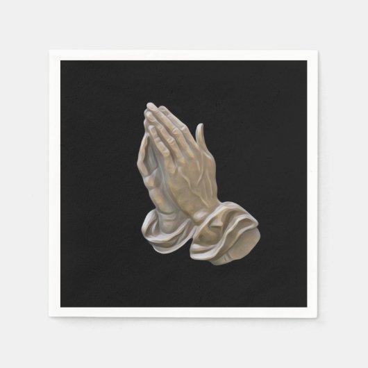 金絵を描金の祈手 スタンダードカクテルナプキン (正面)