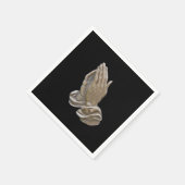 金絵を描金の祈手 スタンダードカクテルナプキン (角)