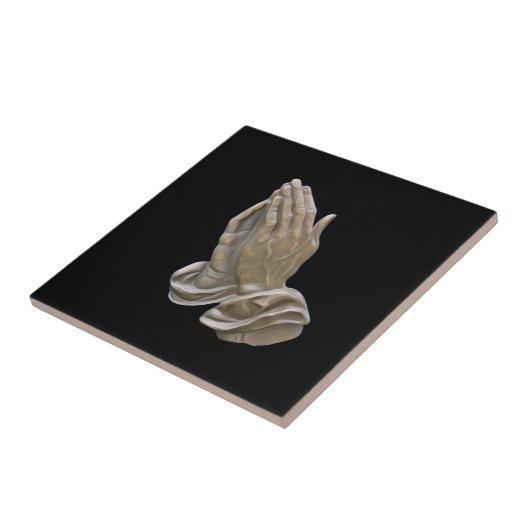 金絵を描金の祈手 タイル (側面)