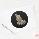 金絵を描金の祈手 ラウンドシール (封筒)