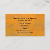 金絵を描金グランジ抽象芸術 名刺 (裏面)