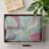 金絵画魚 薄葉紙 (ギフト)