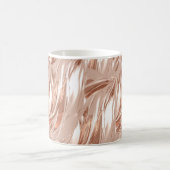 金絹の布：3Dメタリックテクスチャ。 コーヒーマグカップ (中央)