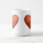 金継ぎのハート コーヒーマグカップ (中央)