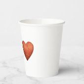 金継ぎのハート 紙コップ (左)