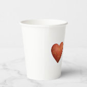 金継ぎのハート 紙コップ (右)
