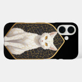金継ぎ模様の白猫 🐾 Case-Mate iPhoneケース (裏面 (横))