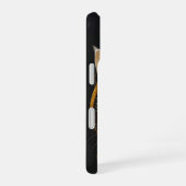 金継ぎ風の猫の肖像画 - 細やかな金の線🌙 iPhone 16ケース (右側面)