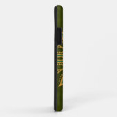 金緑のオウムの星 Case-Mate iPhoneケース (裏面/右)