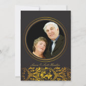 金縁ど額- 50周年記念 招待状 (裏面)