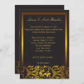 金縁ど額- 50周年記念 招待状 (正面/裏面)