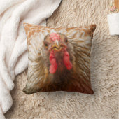 金羽- Wynadotteの鶏の雌鶏 クッション (ブランケット)