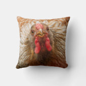 金羽- Wynadotteの鶏の雌鶏 クッション (裏面)