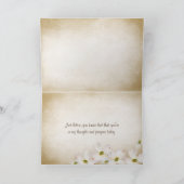 金考えるのレトリバーの子犬 カード (内部)