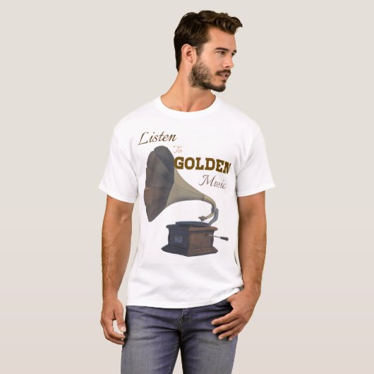 金聞の音楽 Tシャツ (正面フル)