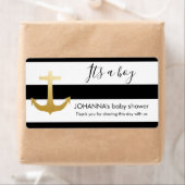 金航海のフェイク箔いかりウォーターボトルの好み ラベル (インサイチュ)