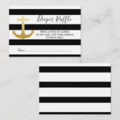 金航海のフェイク箔いかり | おむつラッフル エンクロージャーカード (正面/裏面)