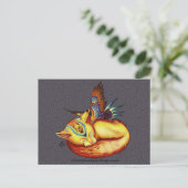 金色に似た太陽はがき ポストカード (スタンド正面)