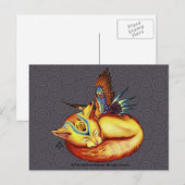 金色に似た太陽はがき ポストカード (正面/裏面)