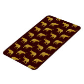 金色に輝く象 マグネット (左側)