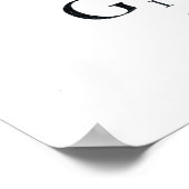 金色に輝く ポスター (角)