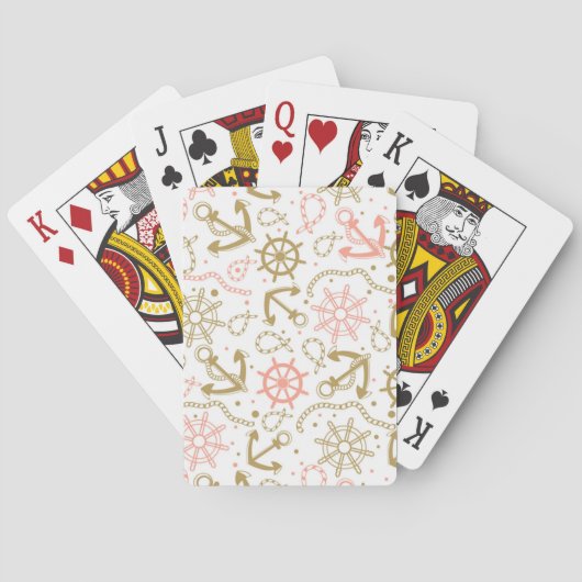 金色のいかり トランプ (裏面)