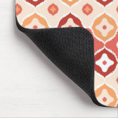 金色のイカットの幾何パターン マウスパッド (コーナー)