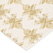 金色のエジプトのモチーフ ロングテーブルランナー (コーナー)