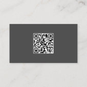 金色のカスタムグラデーションの黒の上品なロゴ 名刺 (裏面)