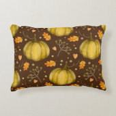 金色のカボチャアクセント枕 アクセントクッション (正面)