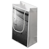 金色のガラス色の砂のグレースケール スモールペーパーバッグ (裏面アングル)