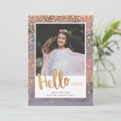 金色のコンフェッティ　ニューヤー　フォトカード シーズンカード (スタンド正面)