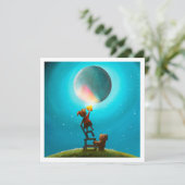 金色のハートの少女 - ミニプリント (スタンド正面)