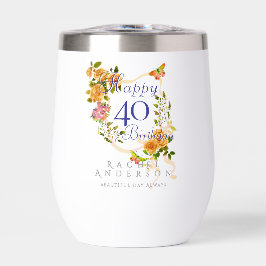 金色のバラのリボン 40歳の誕生日